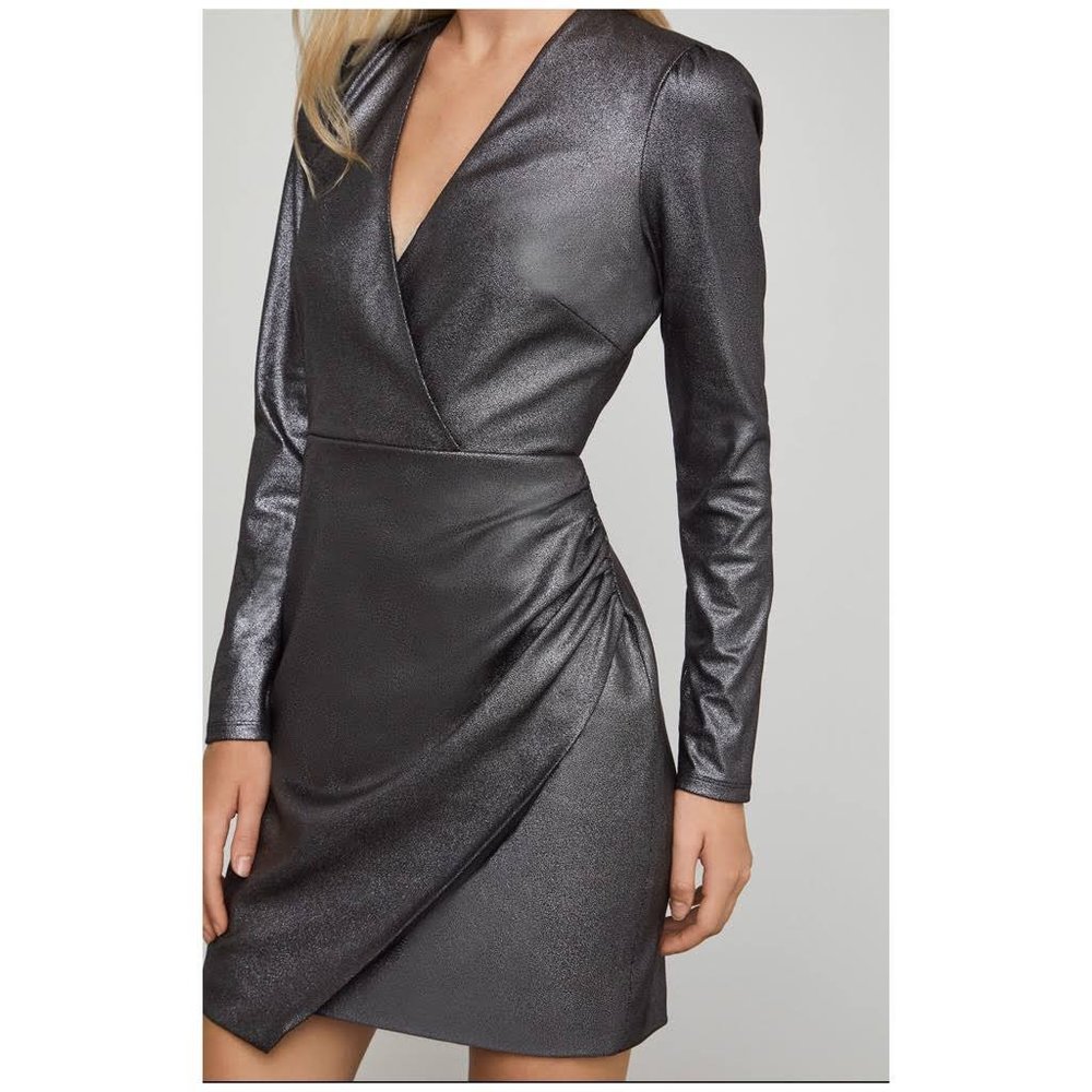 BCBGMAXAZRIA's Faux-Suede Mini Dress (Size 2)